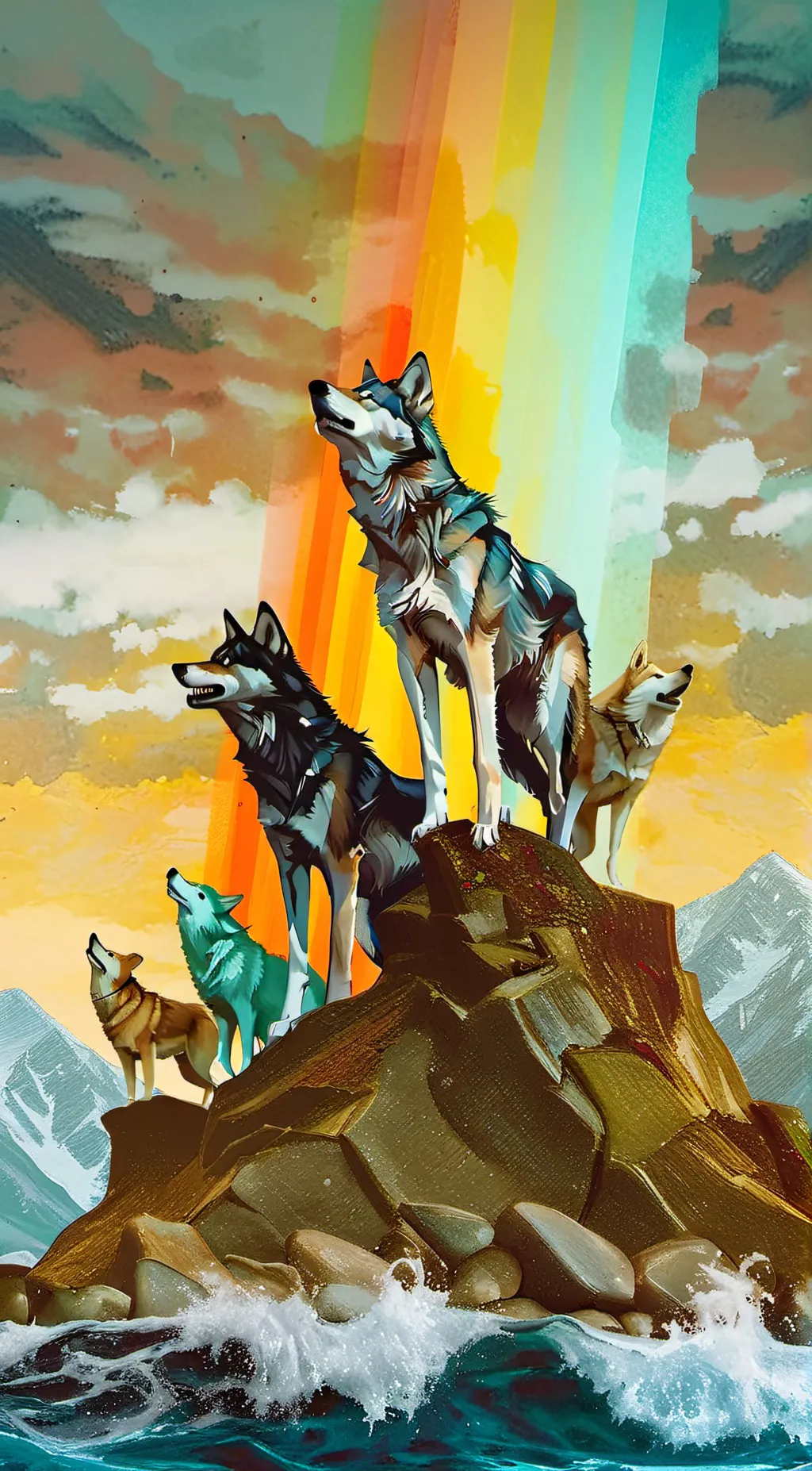 ai character: Wolf pack background