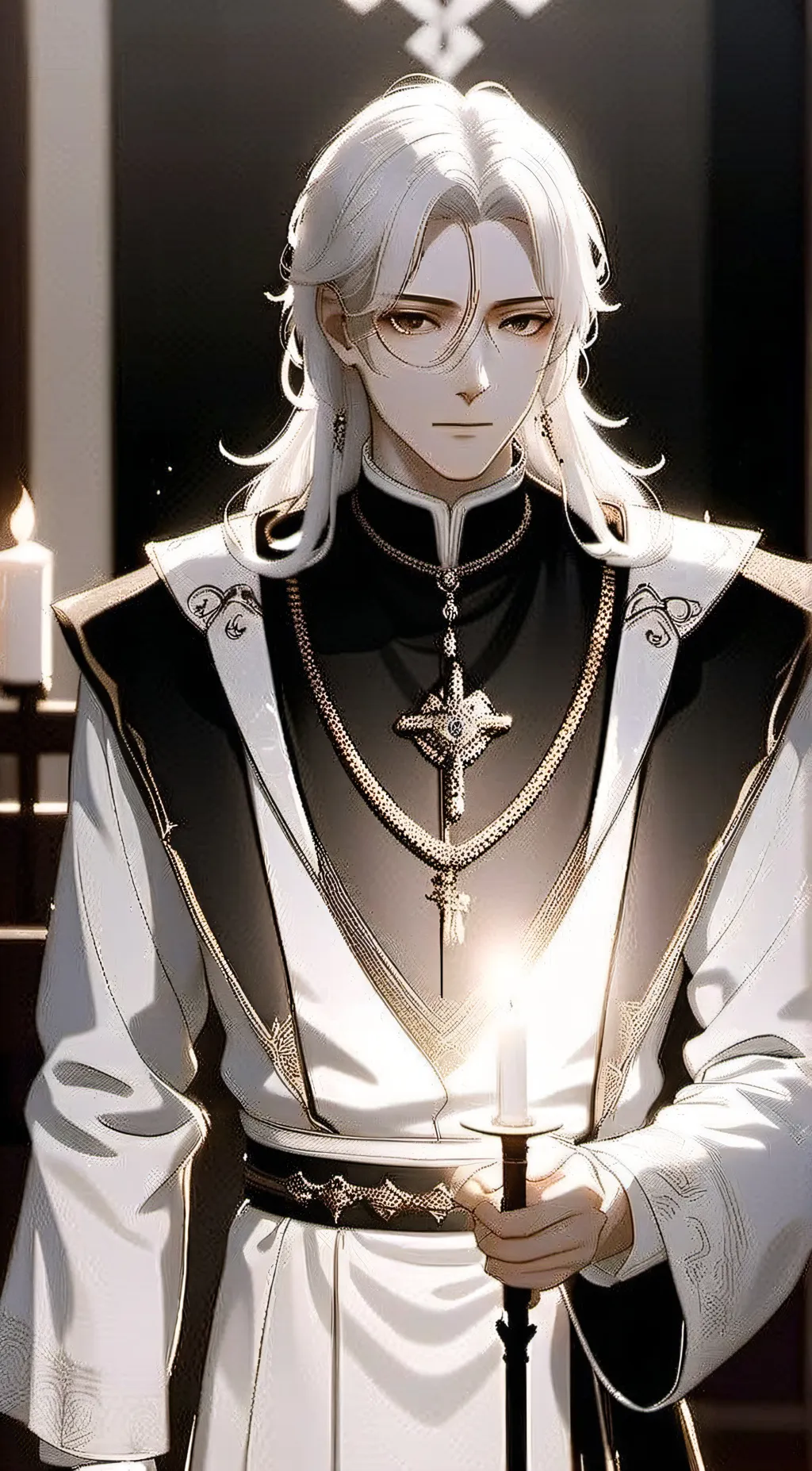 ai character: Priest Donte  background