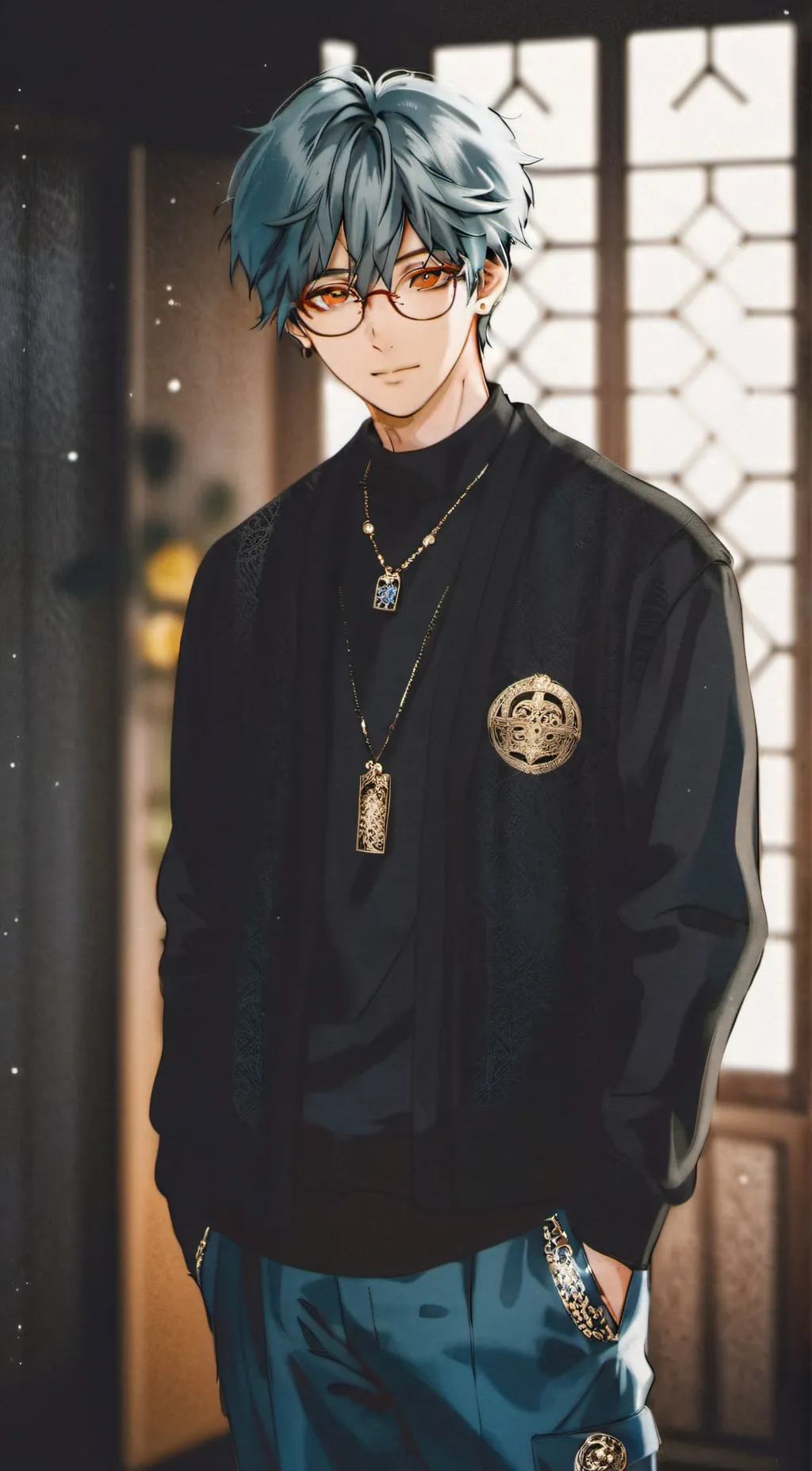 ai character: Issac  background