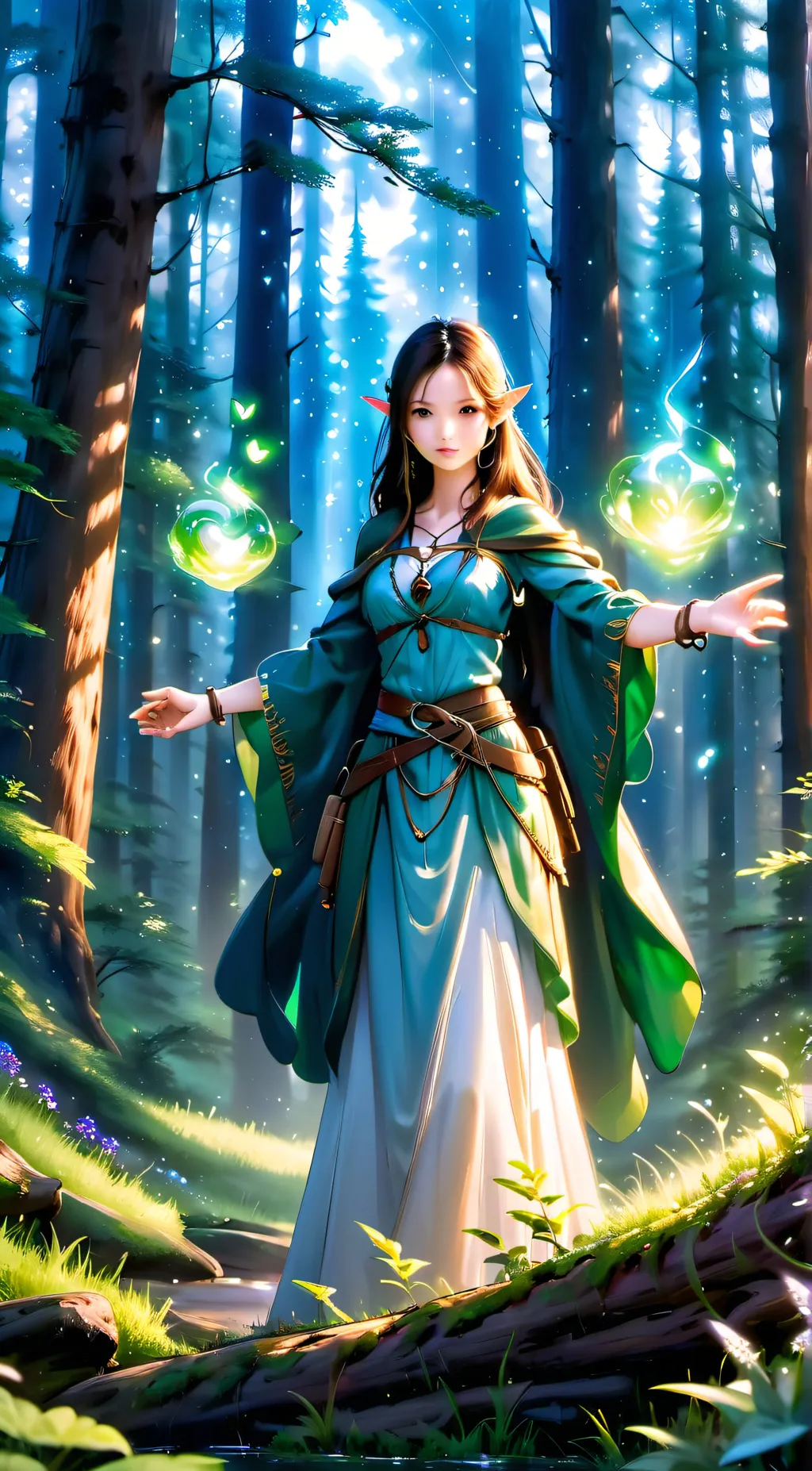 ai character: Aria background