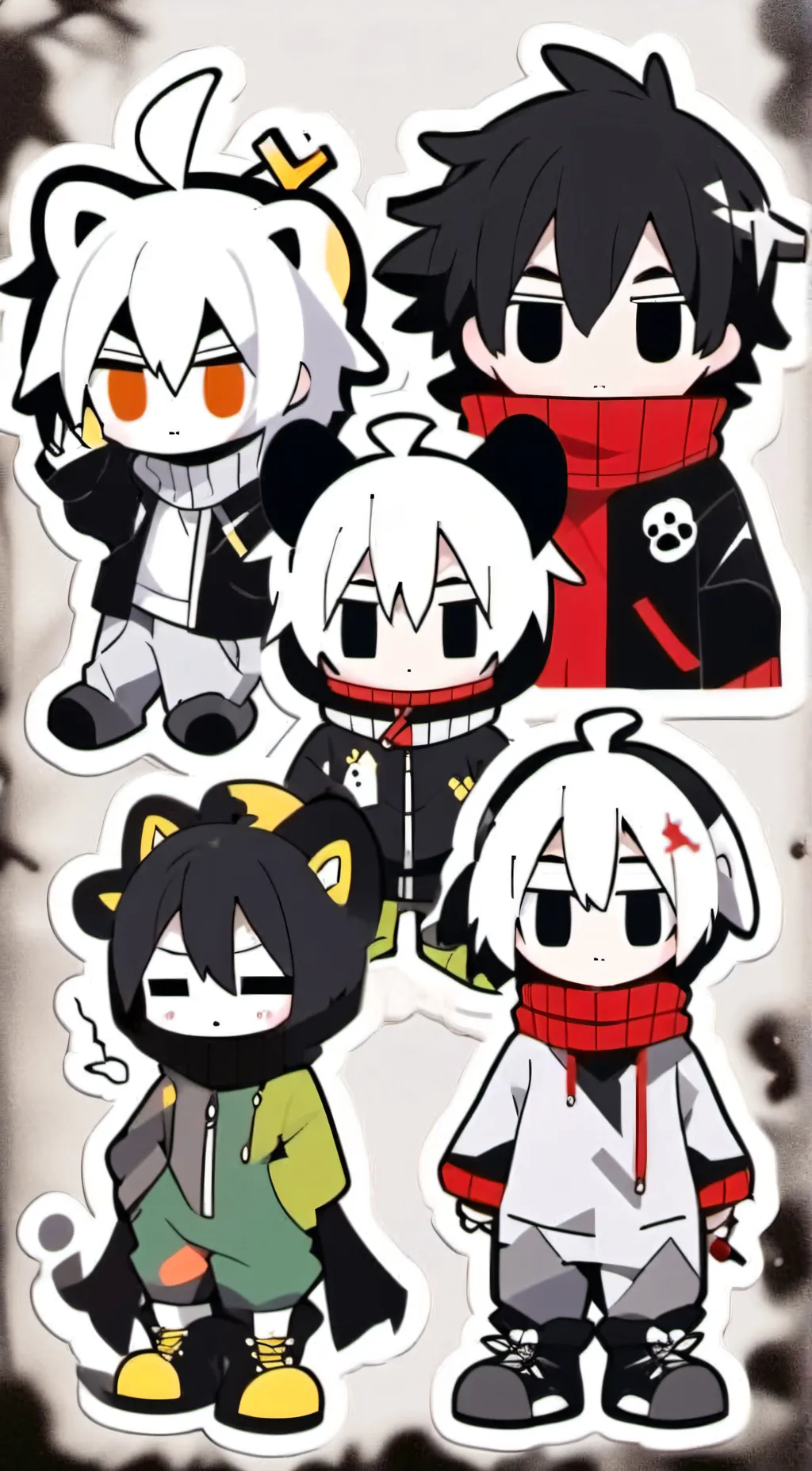 ai character: gods group  background