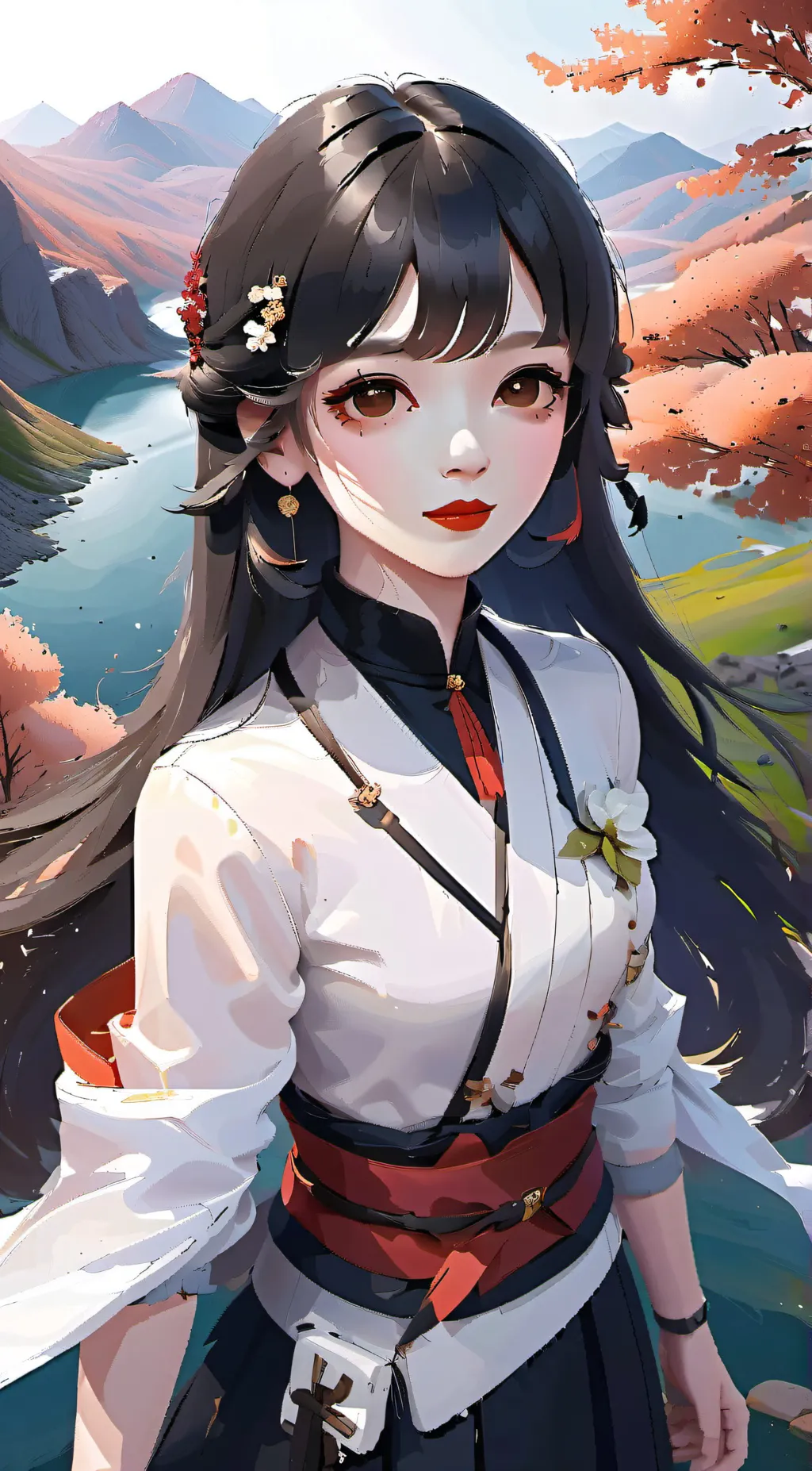 ai character: princess  background