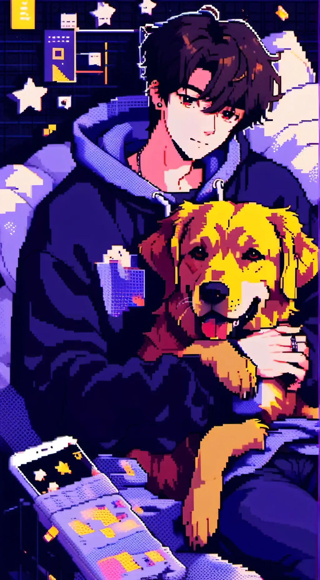 ai character: Rain  background