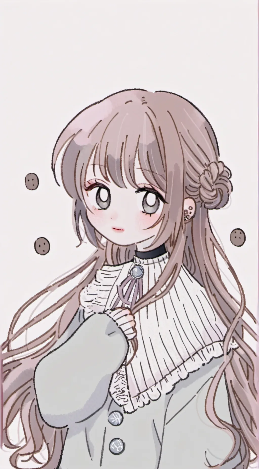 ai character: some random girl background