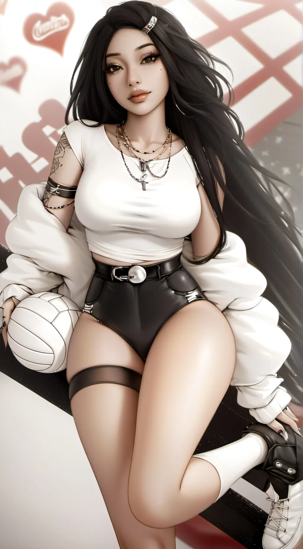 ai character: Autumn background