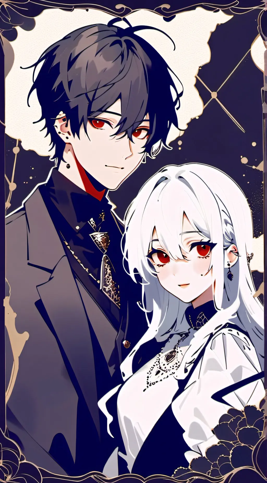 ai character: ~Ethan and mia~ background