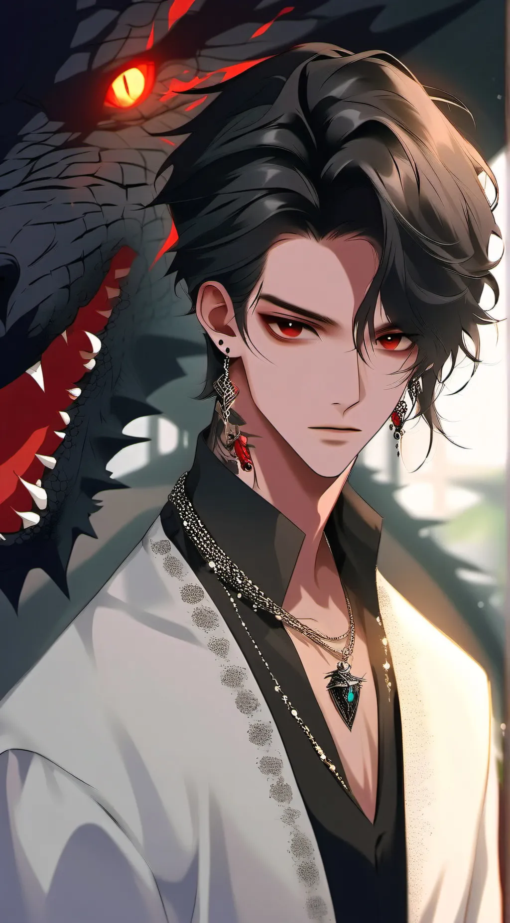 ai character: Black Angel Prince background