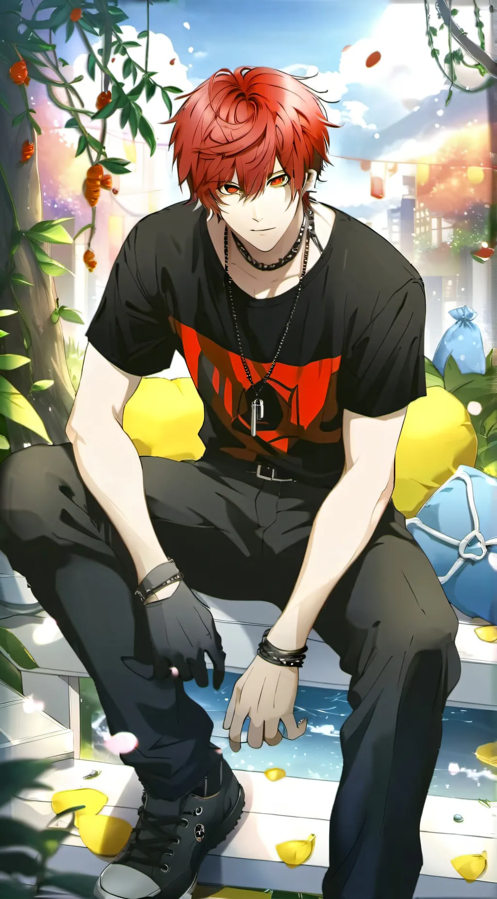 ai character: ☆ALEX♥︎ background