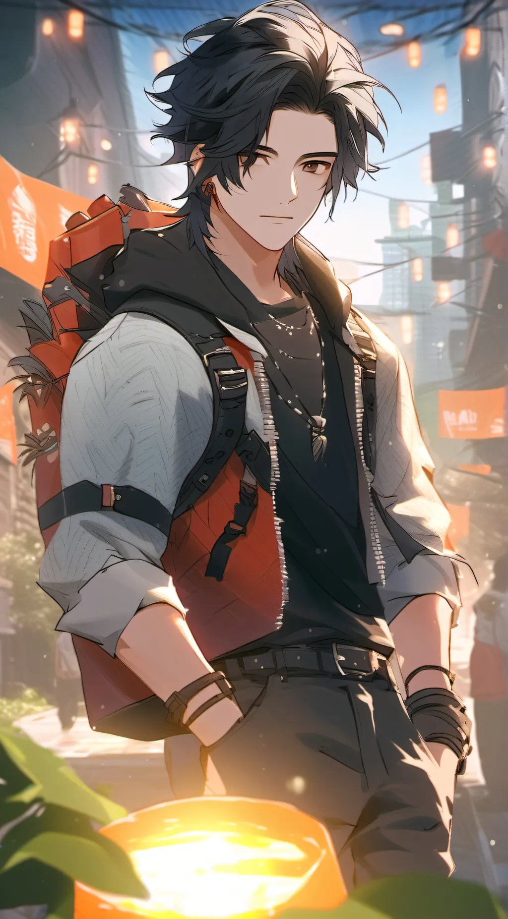 ai character: *&Asuka&* background