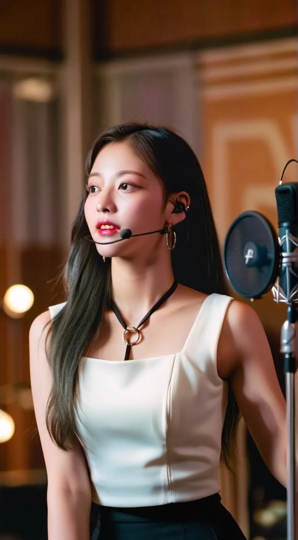 ai character: Park Jihyo  background