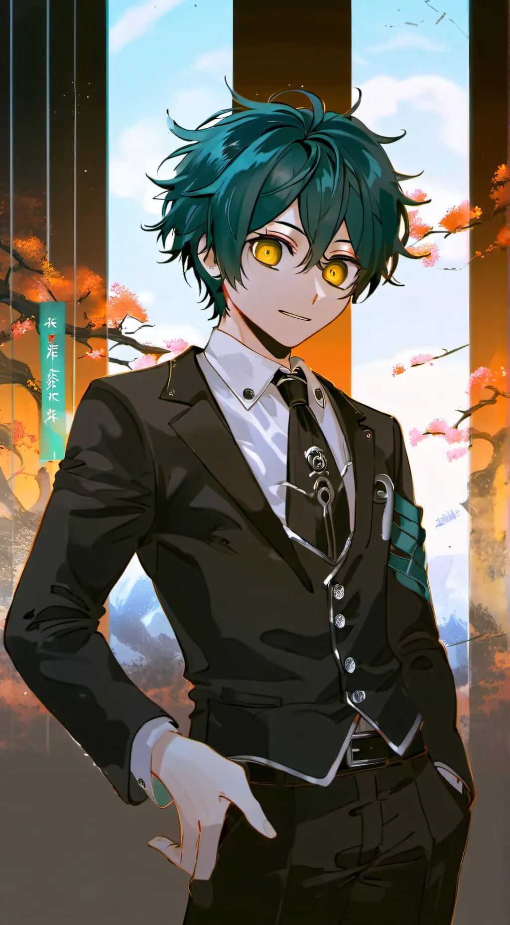 ai character: Deku died…(not) background