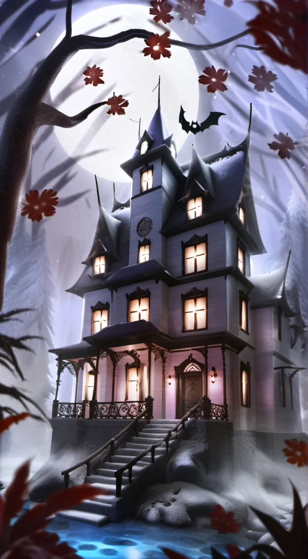 ai character: Welcome background