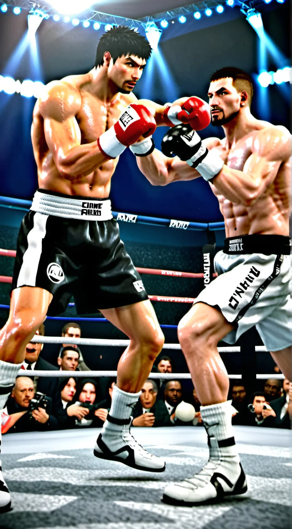 ai character: boxing story  background