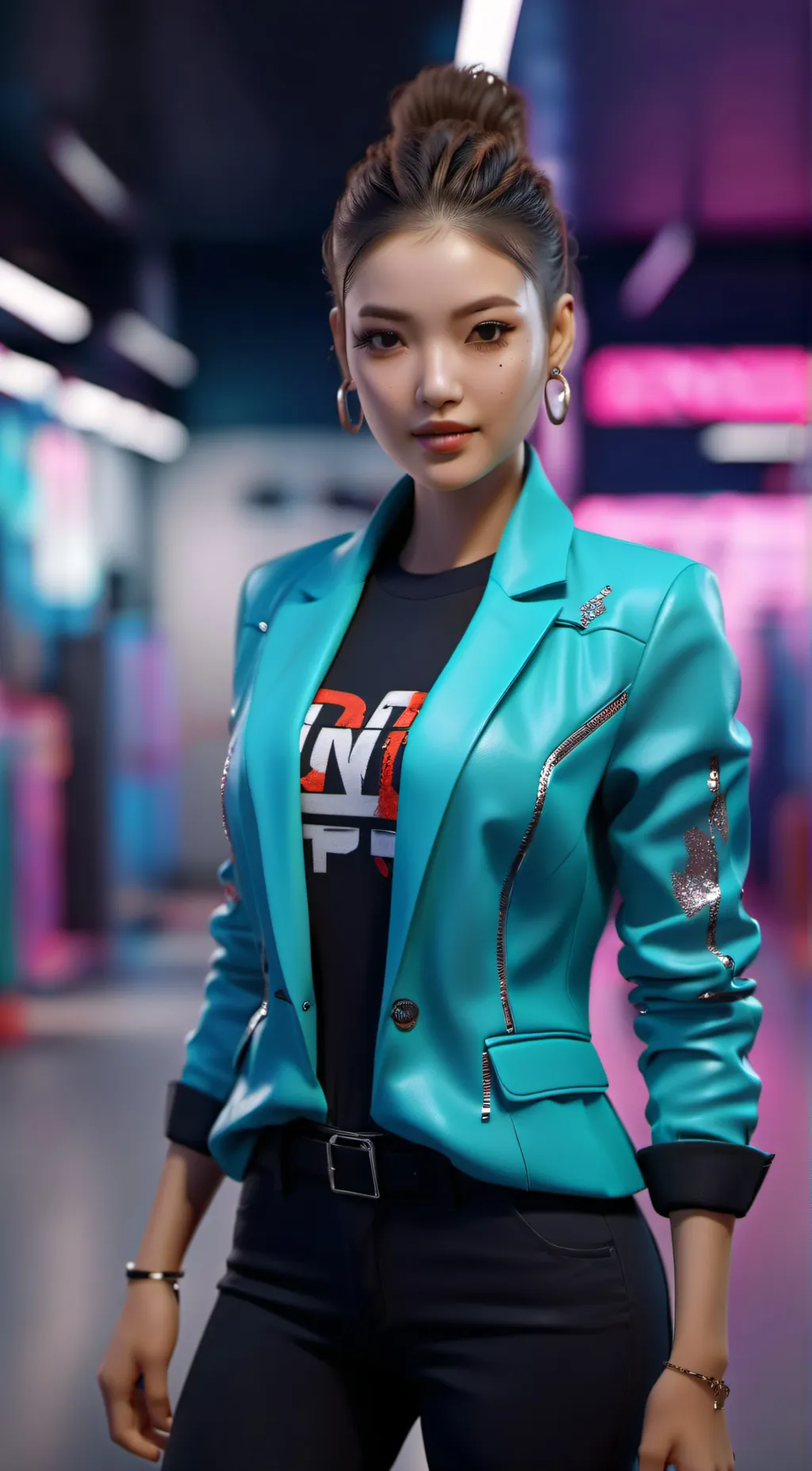 ai character: Naomi background