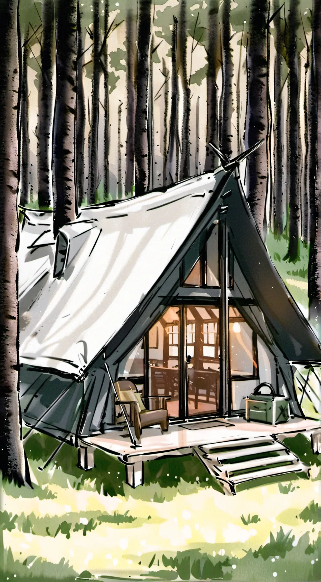 ai character: Scoutmaster Season background