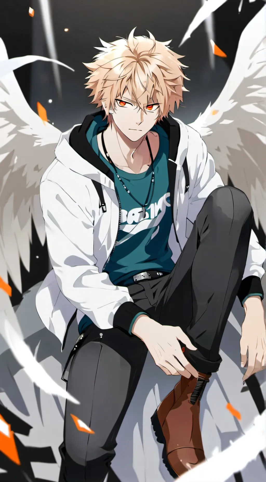 ai character: [Katsuki Bakugou] background