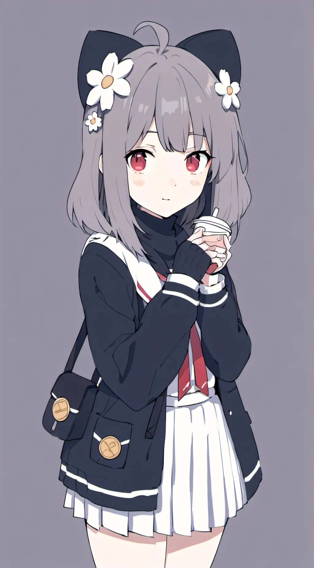 ai character: Snow background