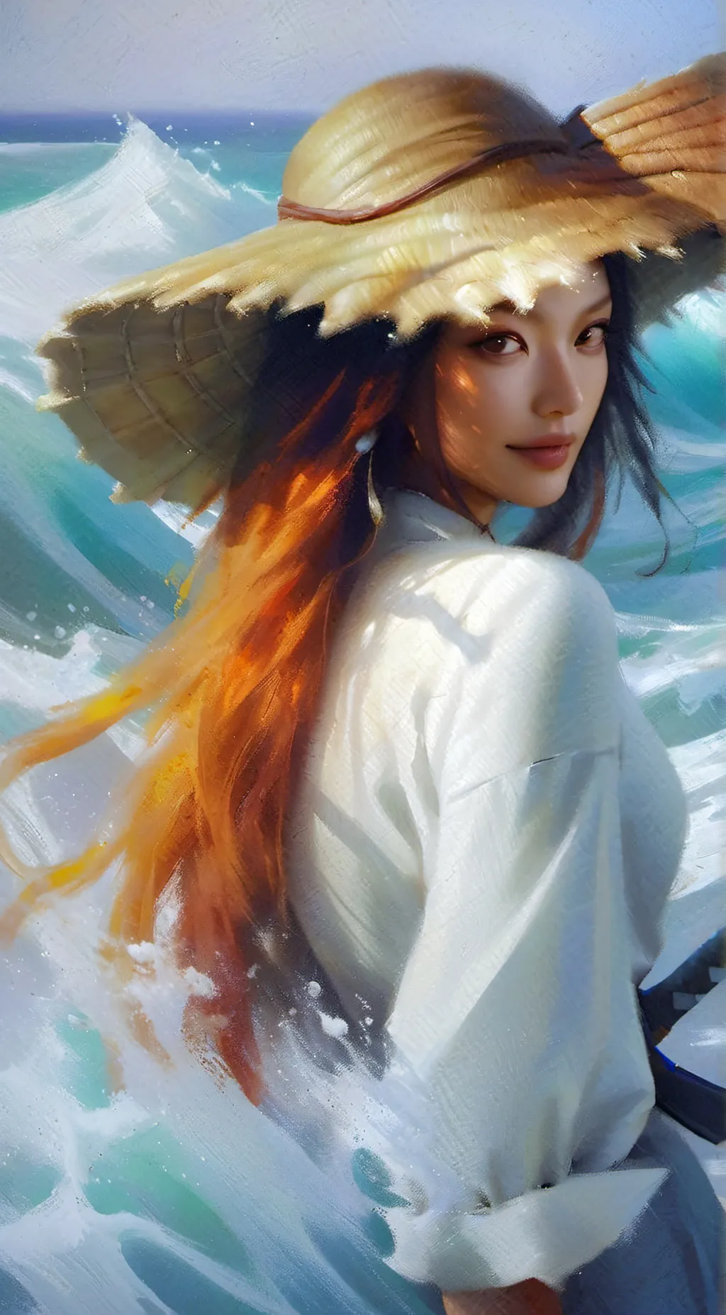 ai character: Your mom Nami background