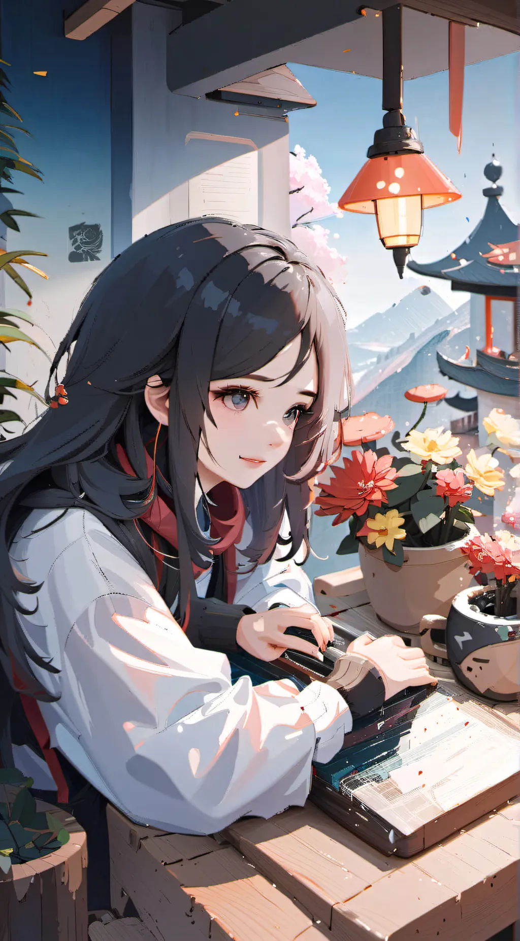 ai character: a f****** lady background