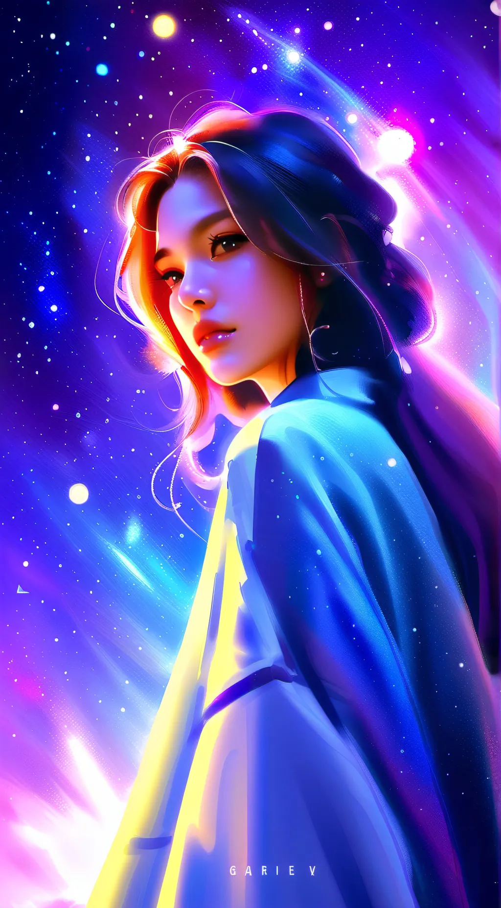 ai character: Serena  background