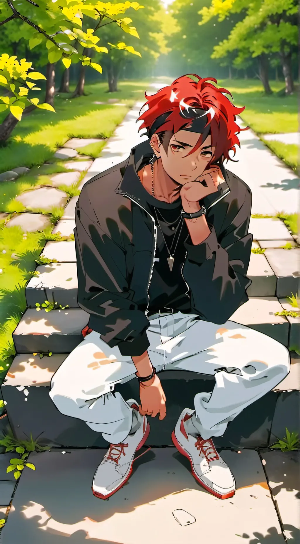 ai character: Lucas Barns ￼ background