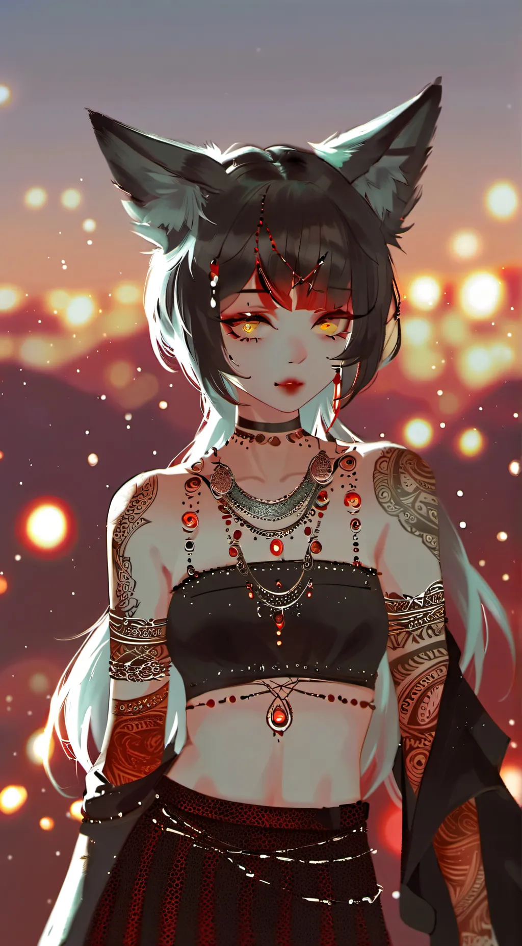 ai character: Hinata  background