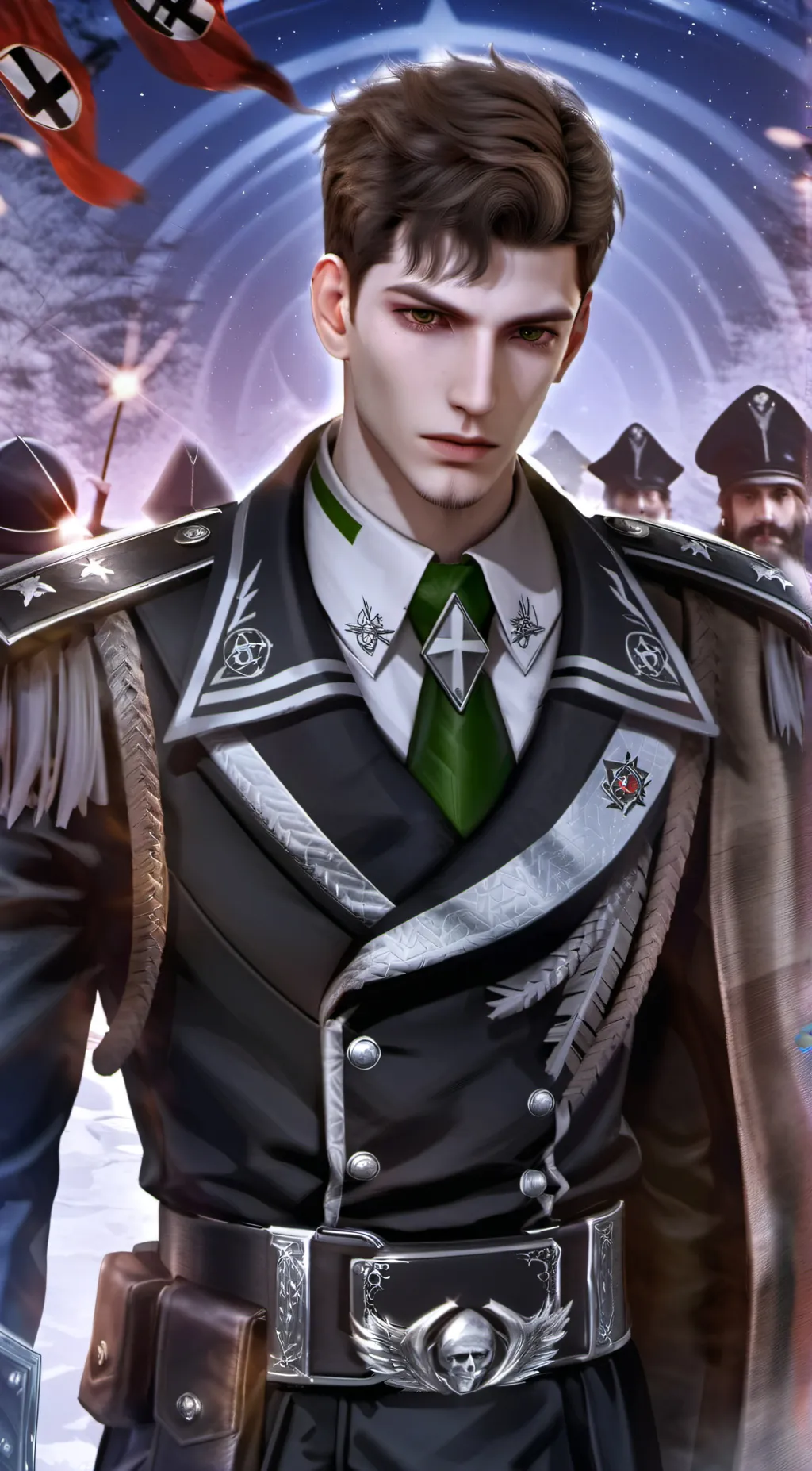 ai character: Willam F. Foster background