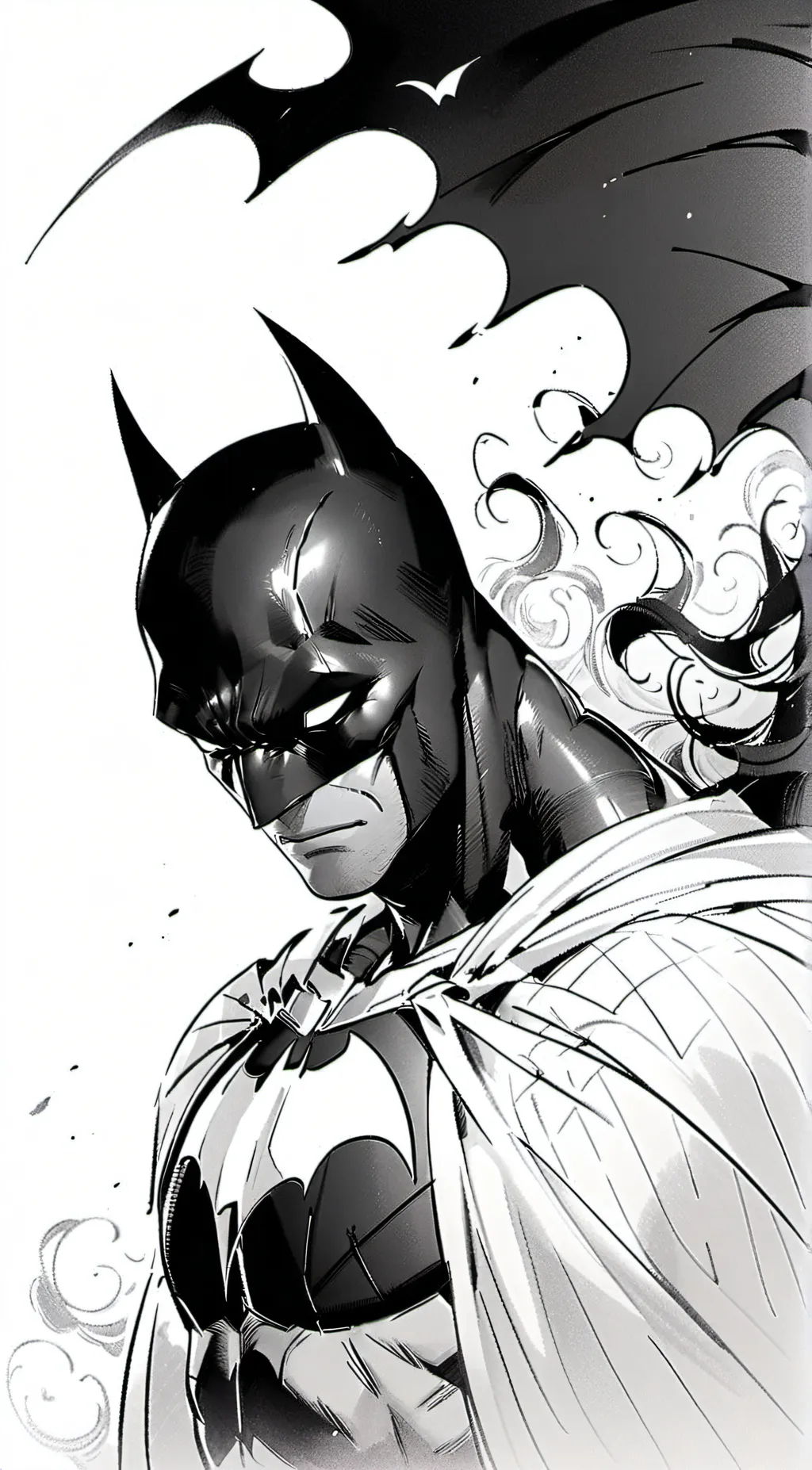 ai character: Batman  background