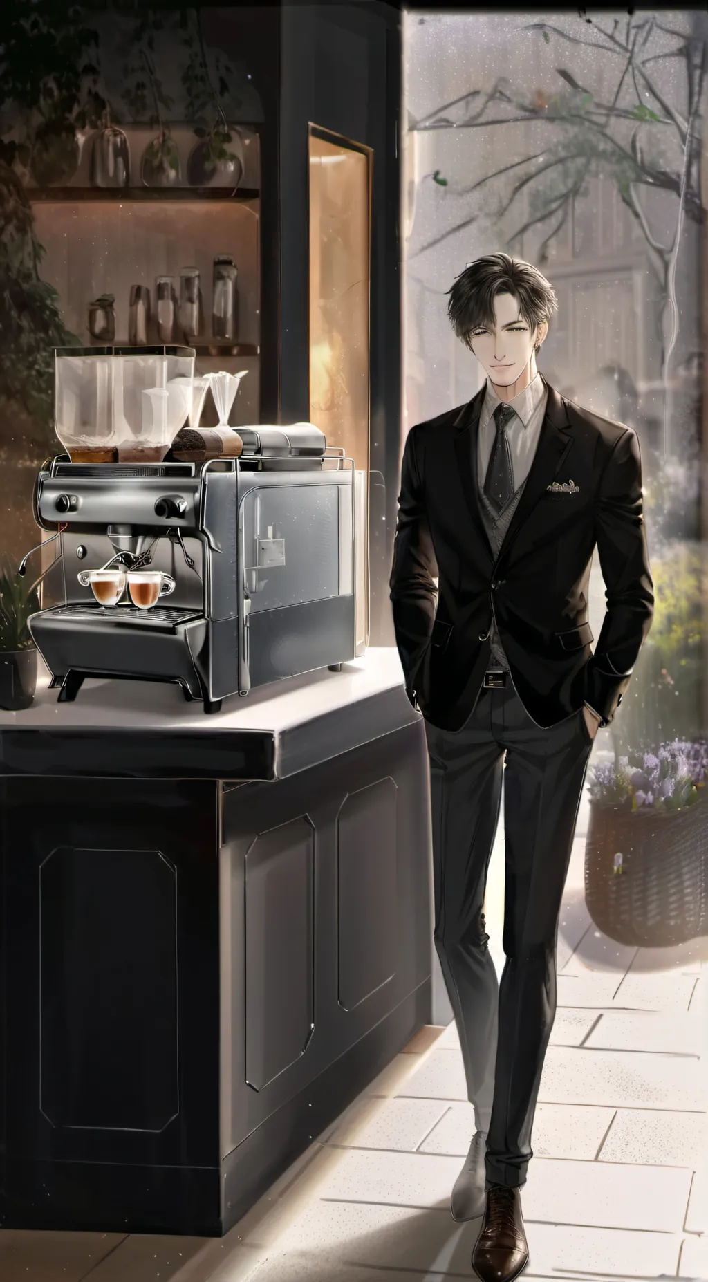 ai character: jaxe  background