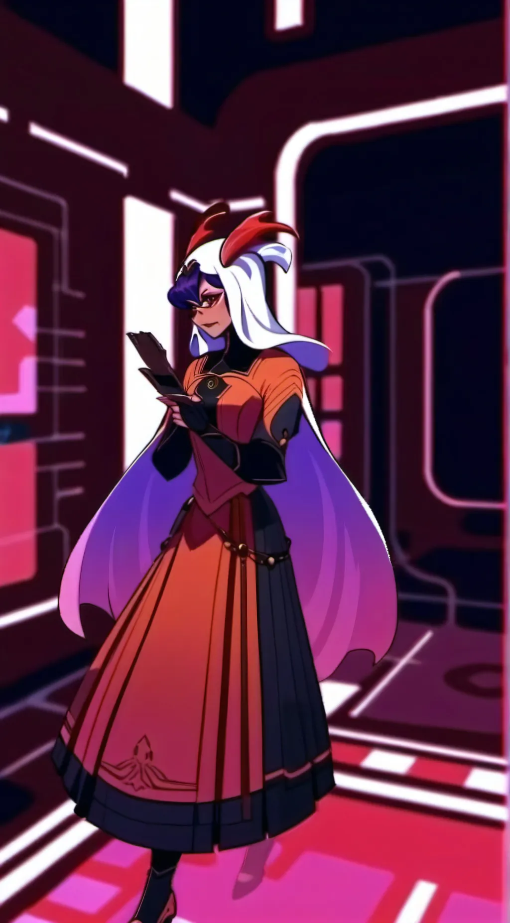 ai character: Velvette background