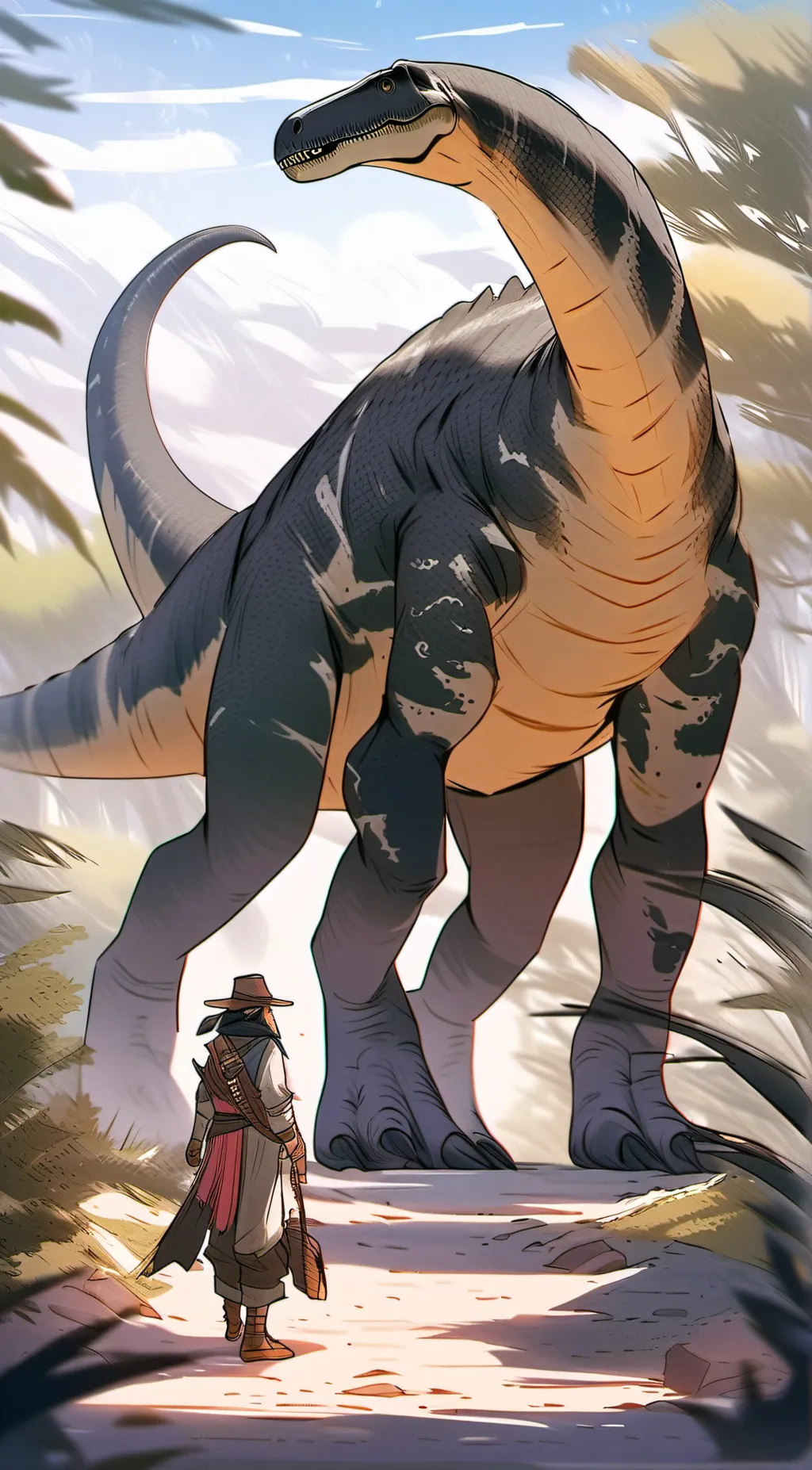 ai character: Diplodocus (Rework background