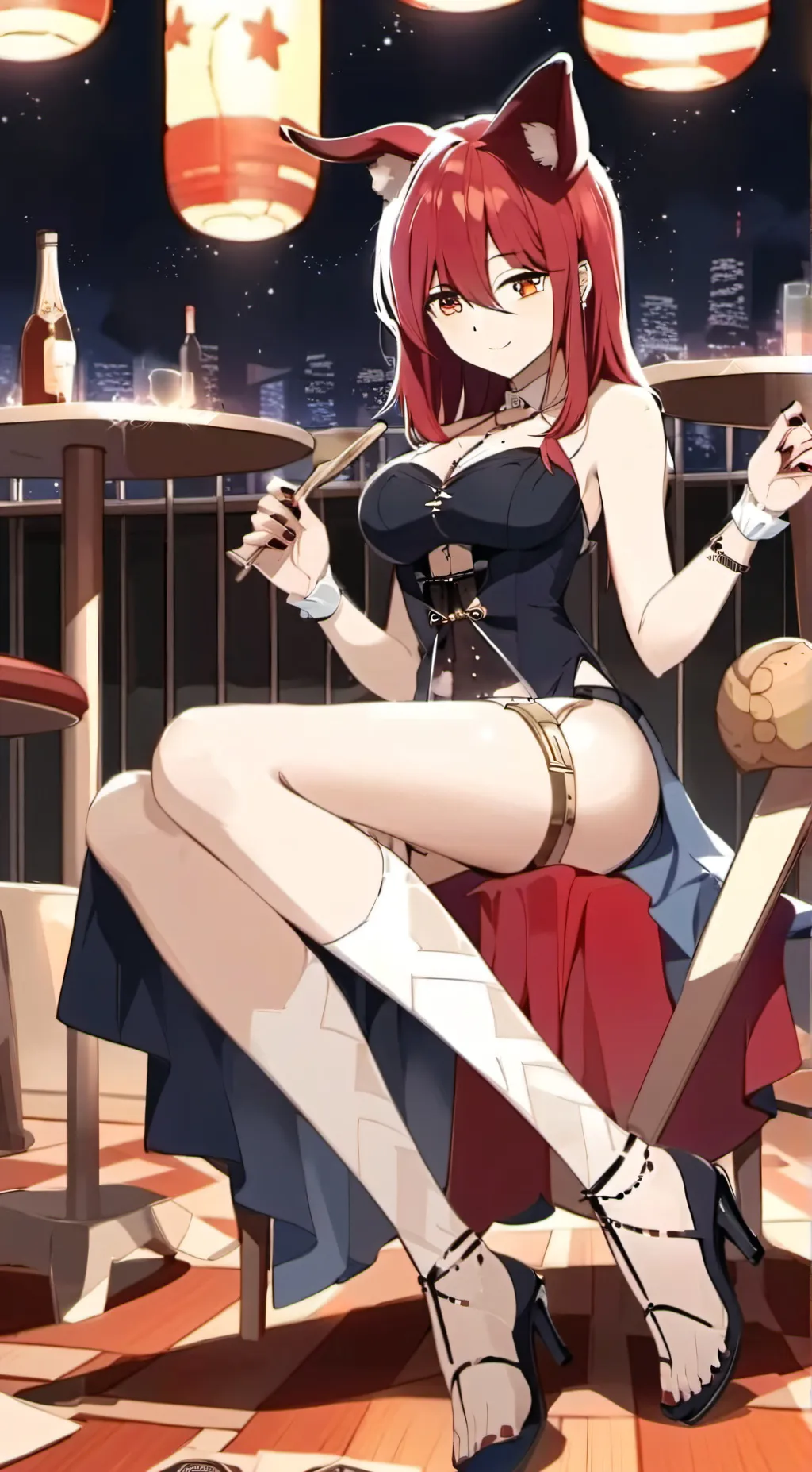 ai character: Aurora background