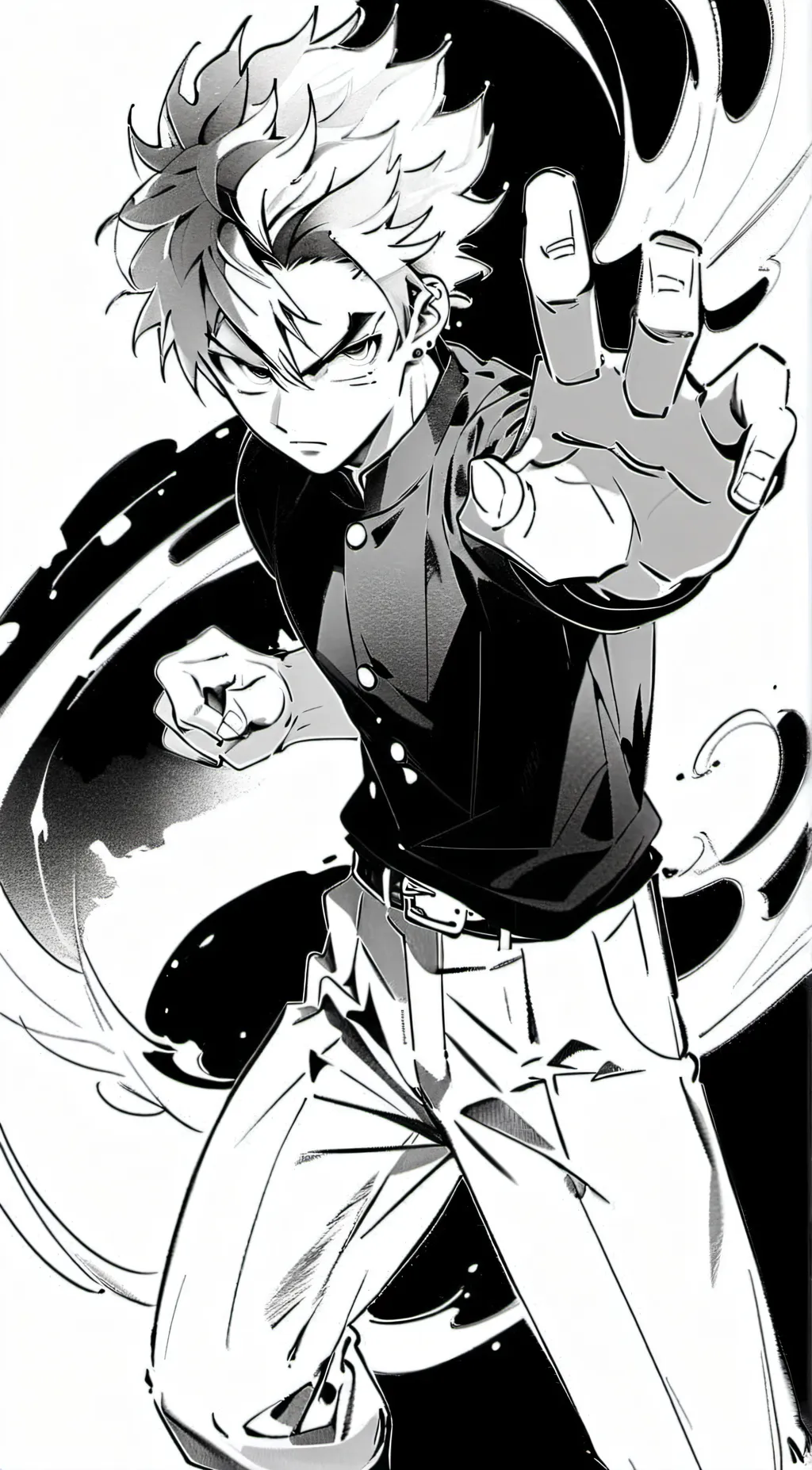 ai character: gojo versus sukuna background