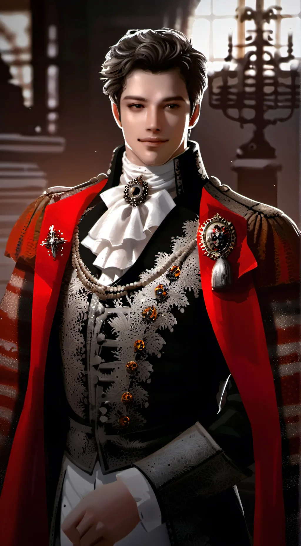 ai character: royal romance  background