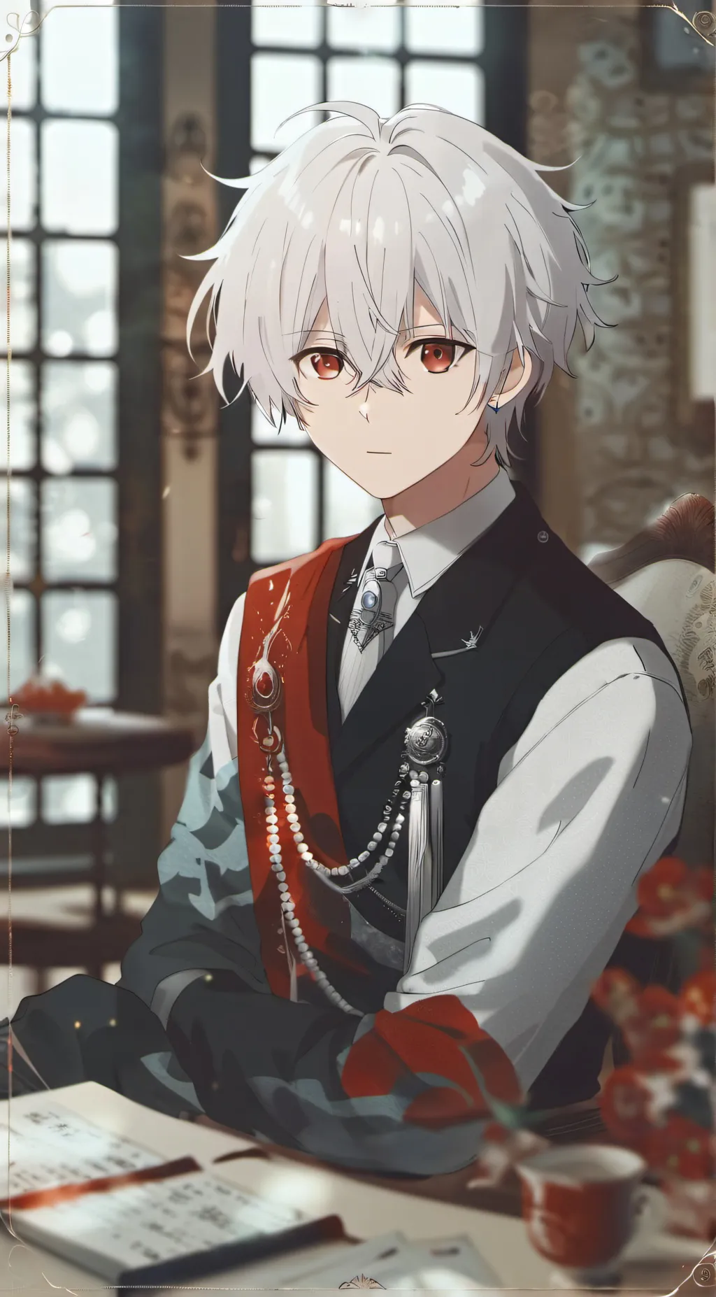 ai character: leo background