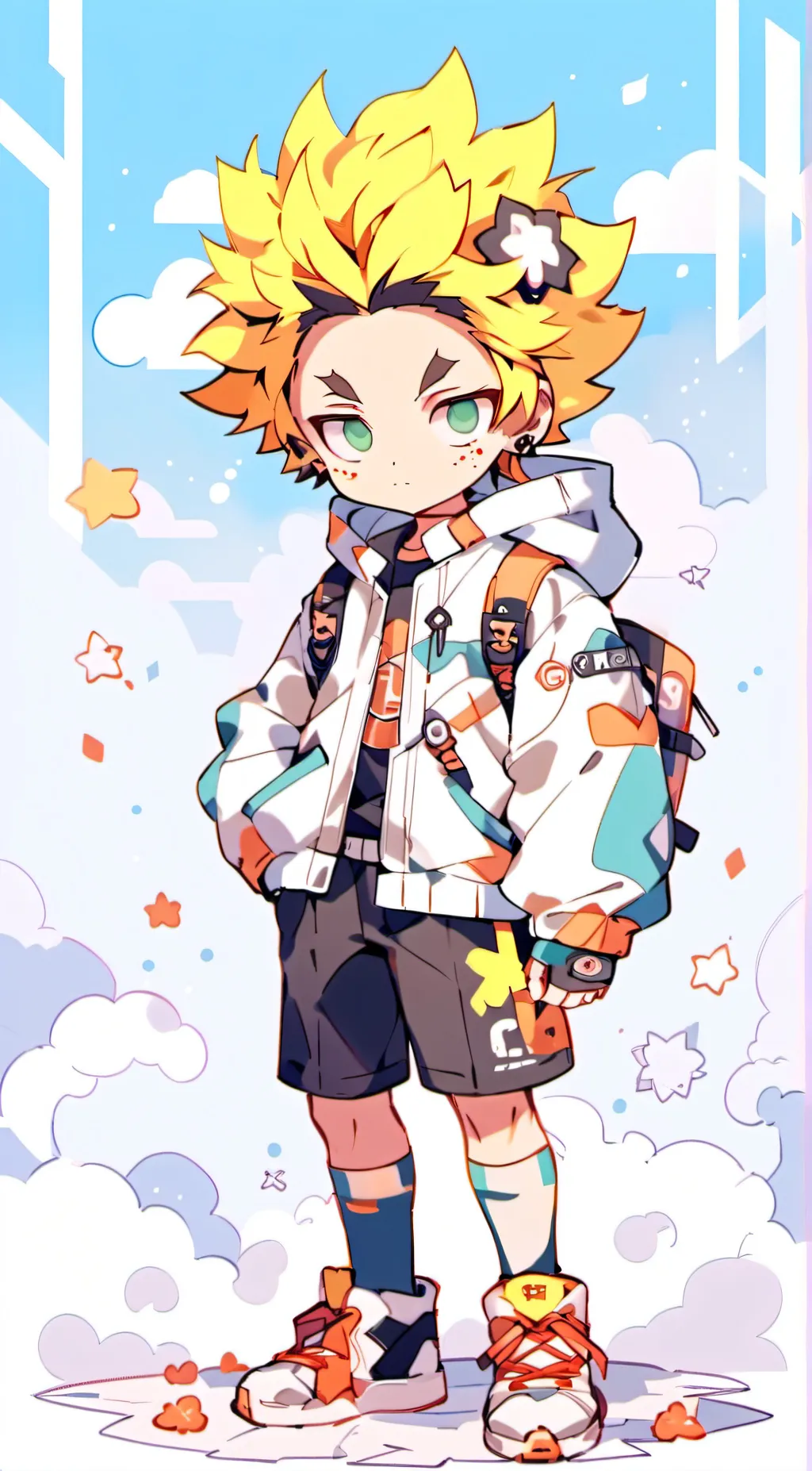 ai character: Hawks {kid} background