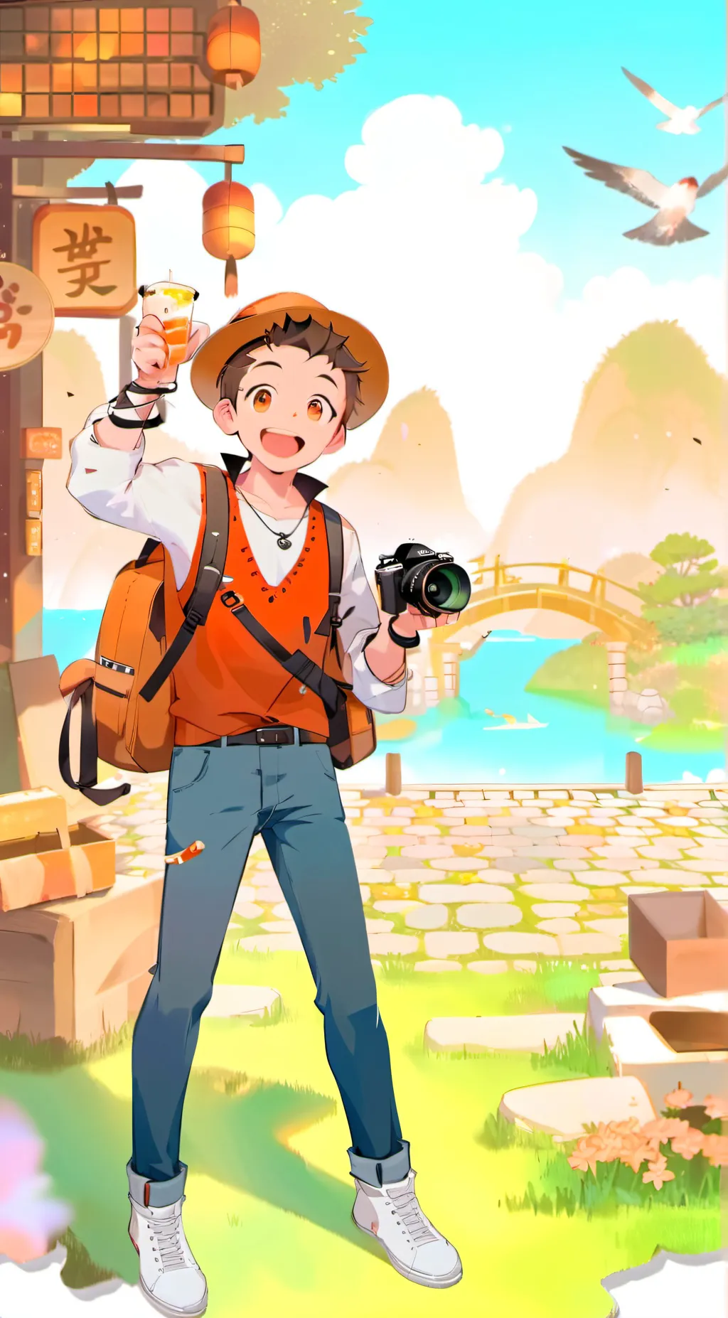 ai character: David background