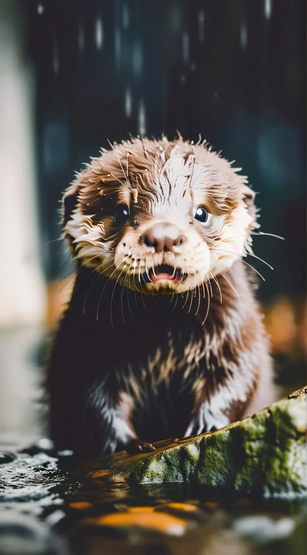 ai character: 🦦Baby Otter 🦦 background