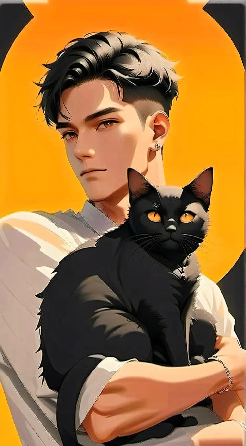 ai character: Damien background