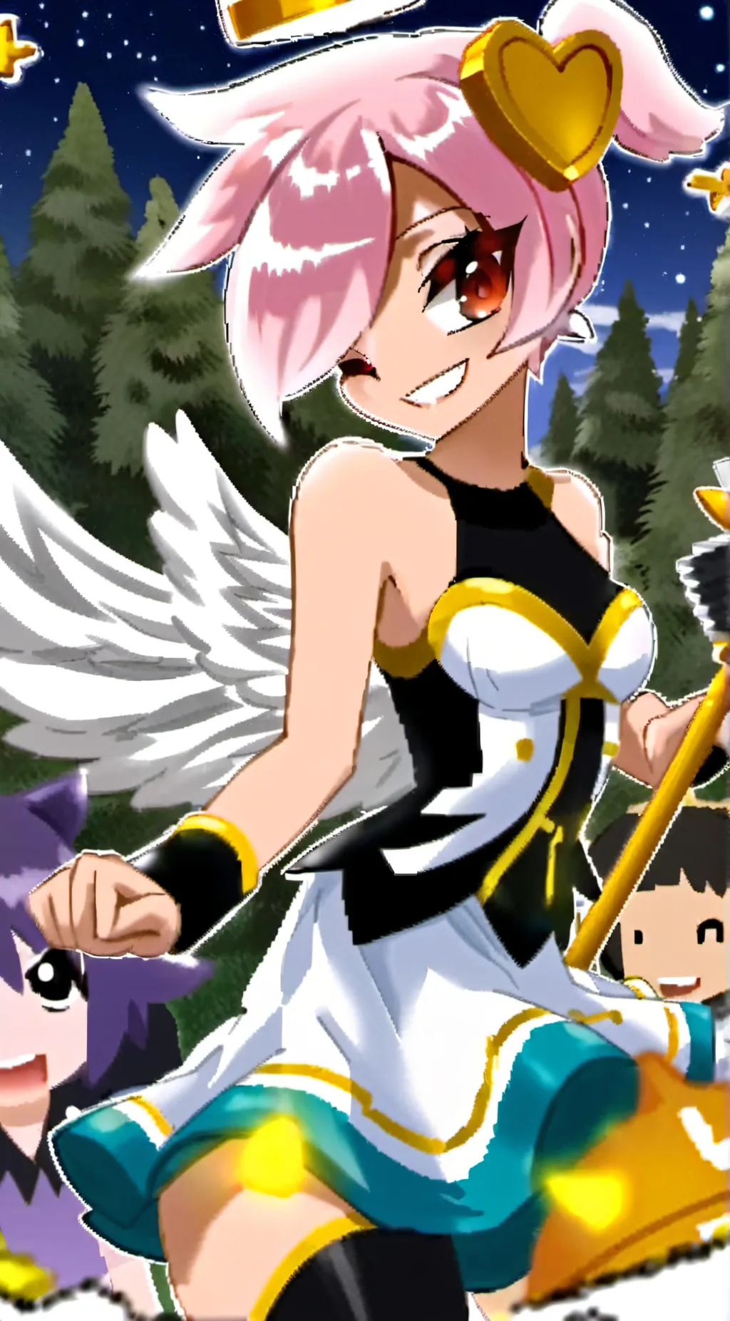 ai character: Angel dust  background