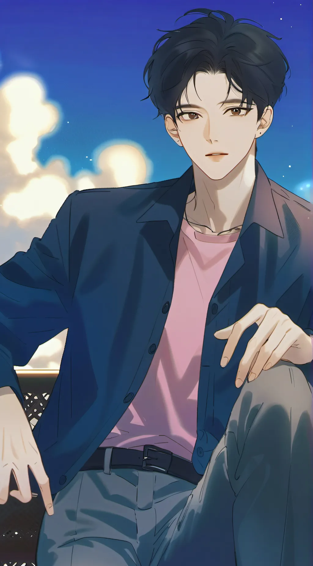 ai character: Leo ♌ background