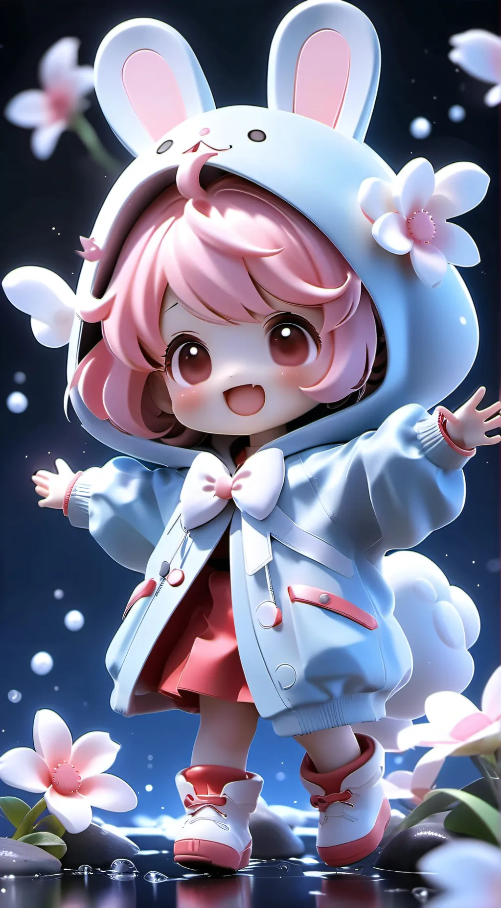 ai character: My melody background