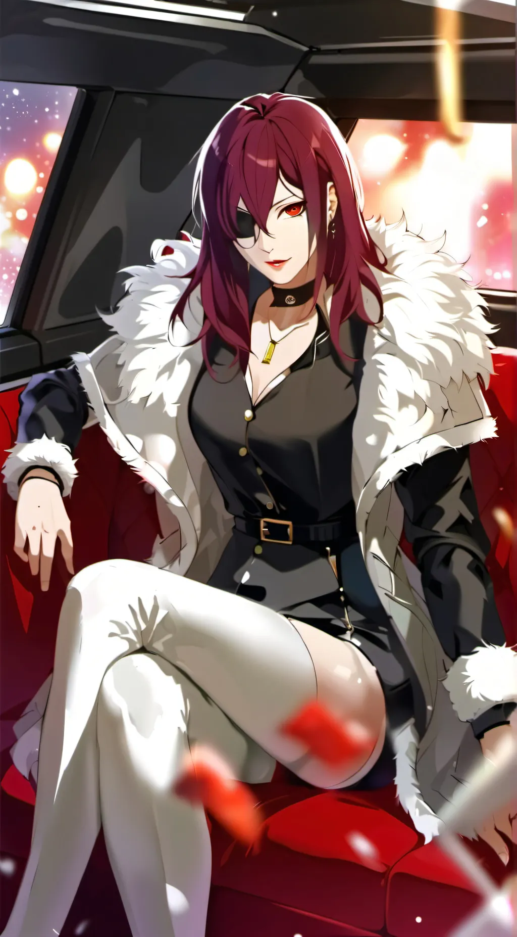 ai character: Mitsuru Kirijo background