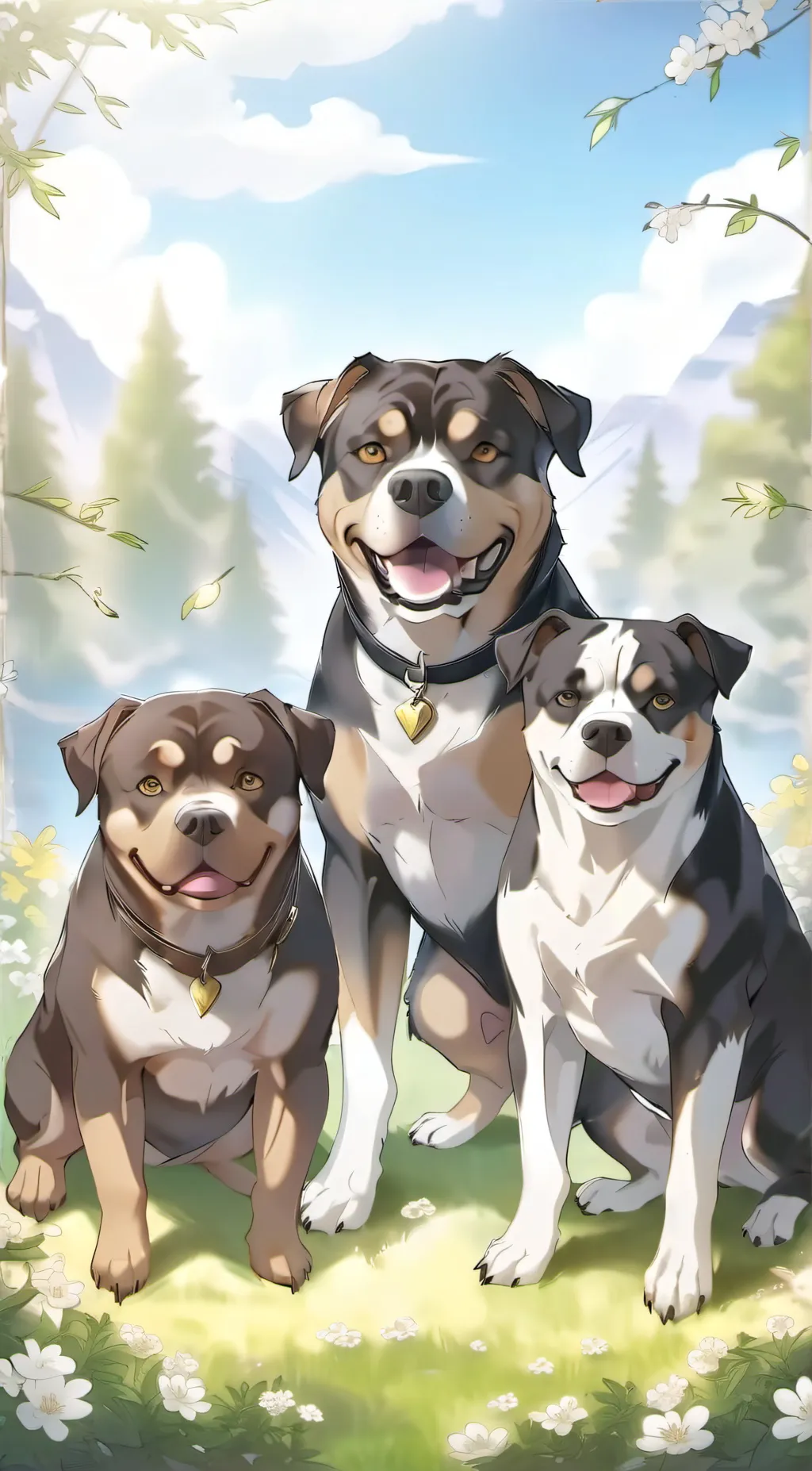 ai character: qwill, drax,chochu background