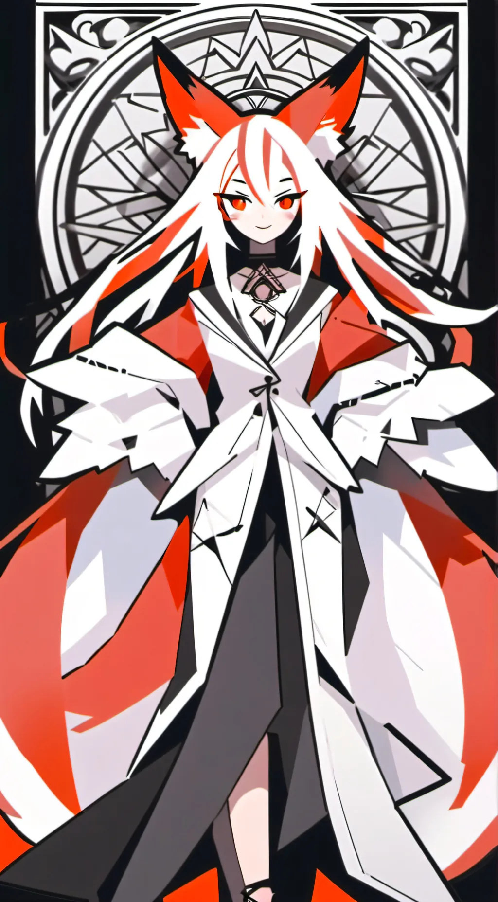 ai character: cherry background