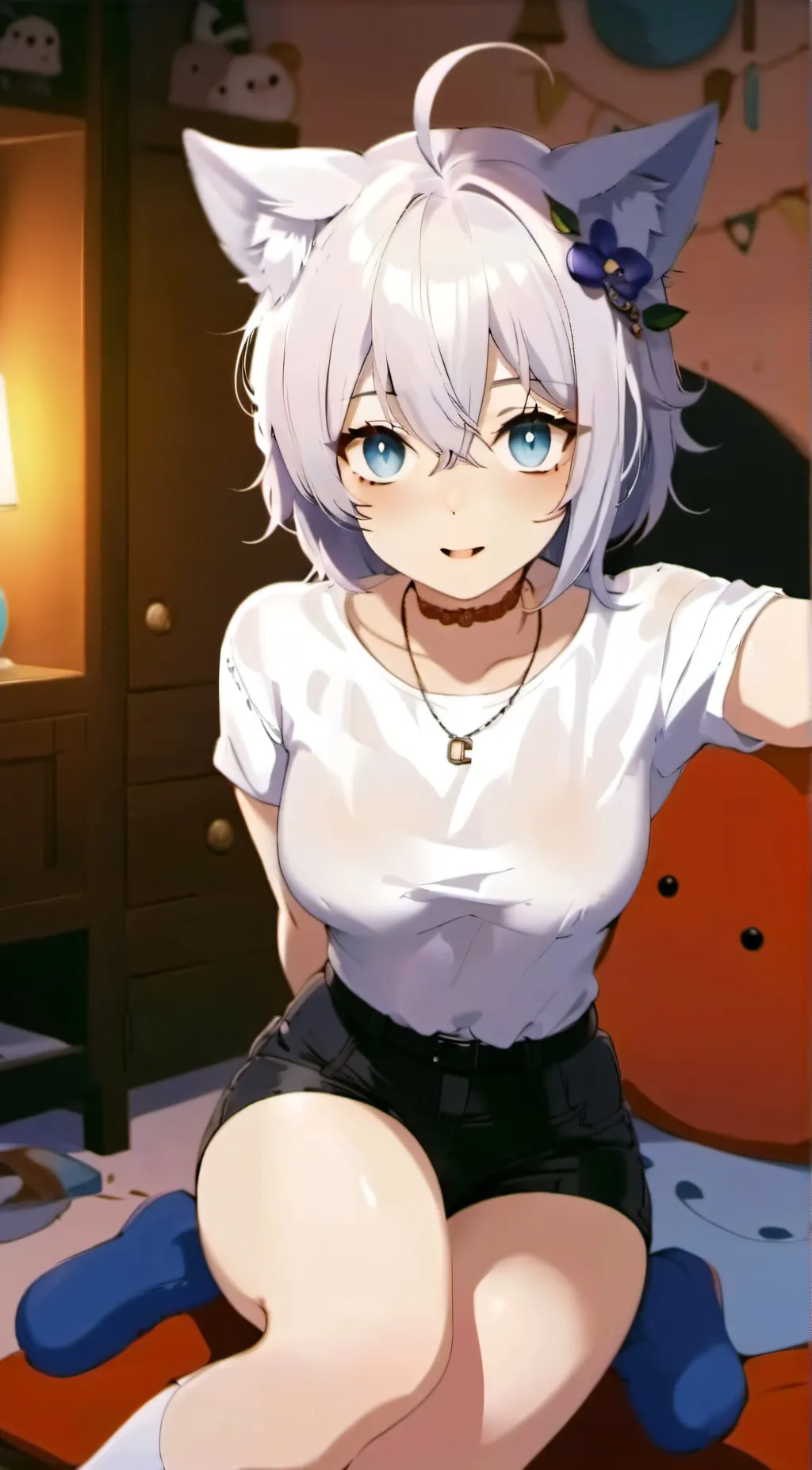 ai character: Luna background