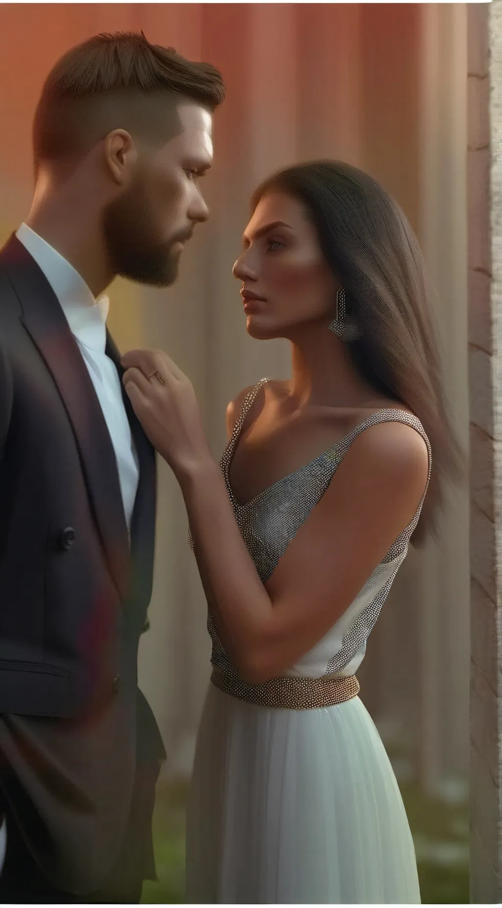 ai character: Calliope & Lux background