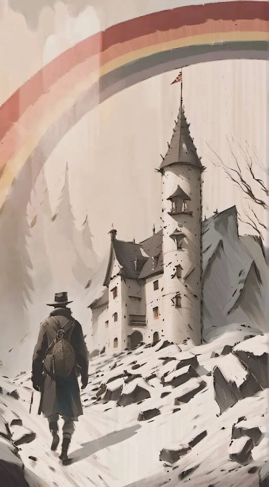 ai character: Rainbow friends background