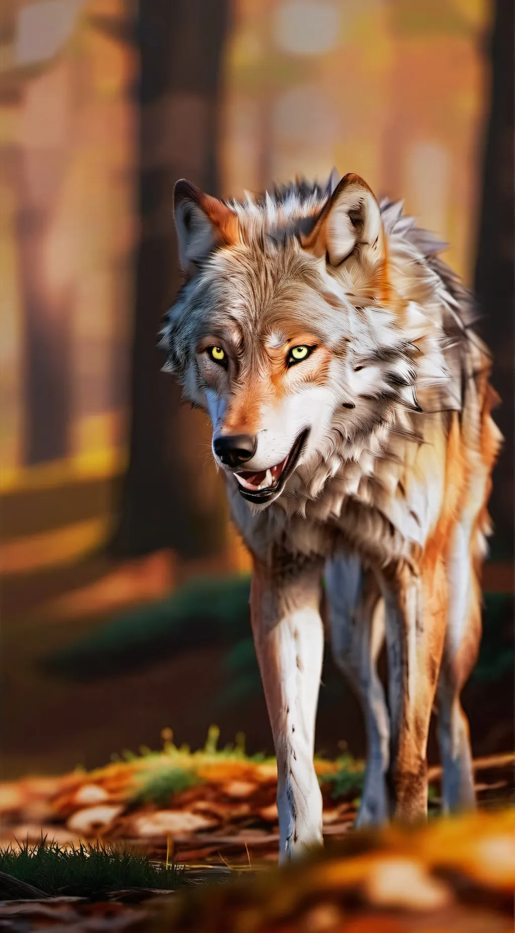 ai character: Elinor (as a wolf) background