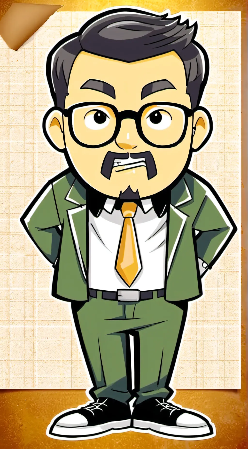 ai character: insufferable fan background